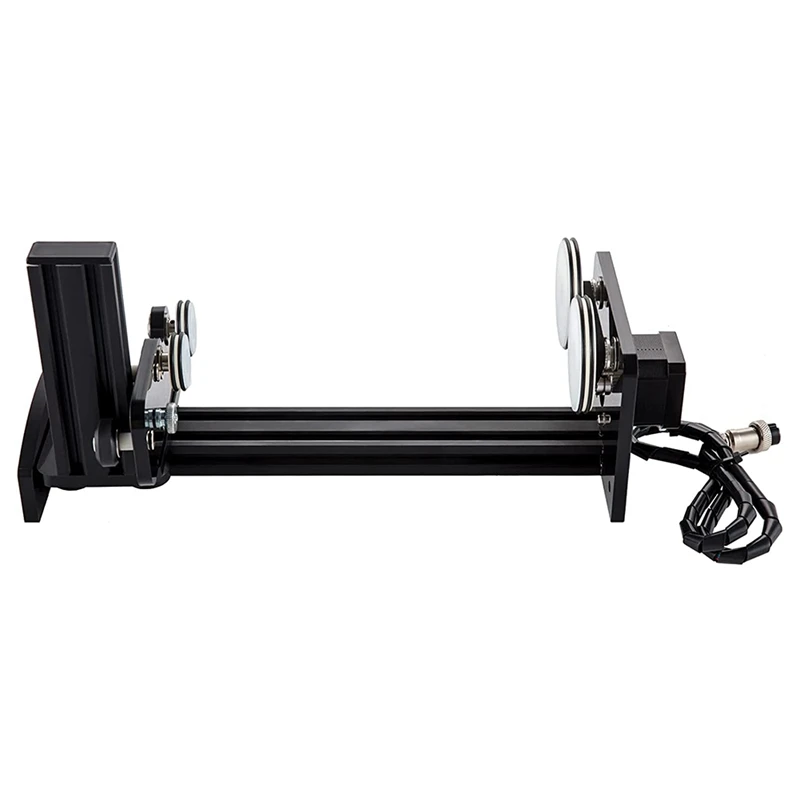 Вращающийся прикрепляемый модуль ось 42 шагового двигателя для гравировки и резки цилиндрических изделий на 50 мм – 350 мм.