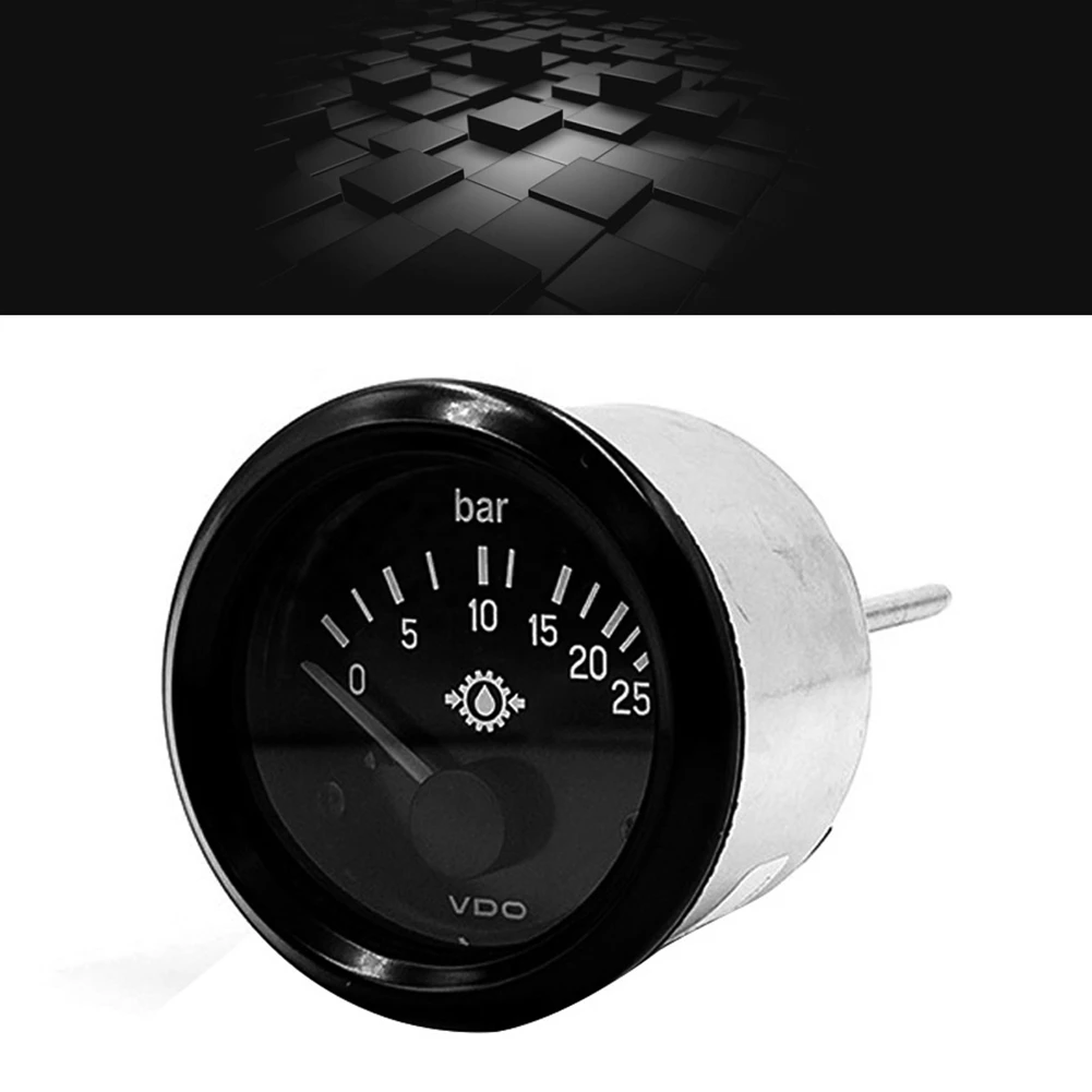 Манометр VDO 0-25 бар 24 В 52 мм для дизельных генераторов