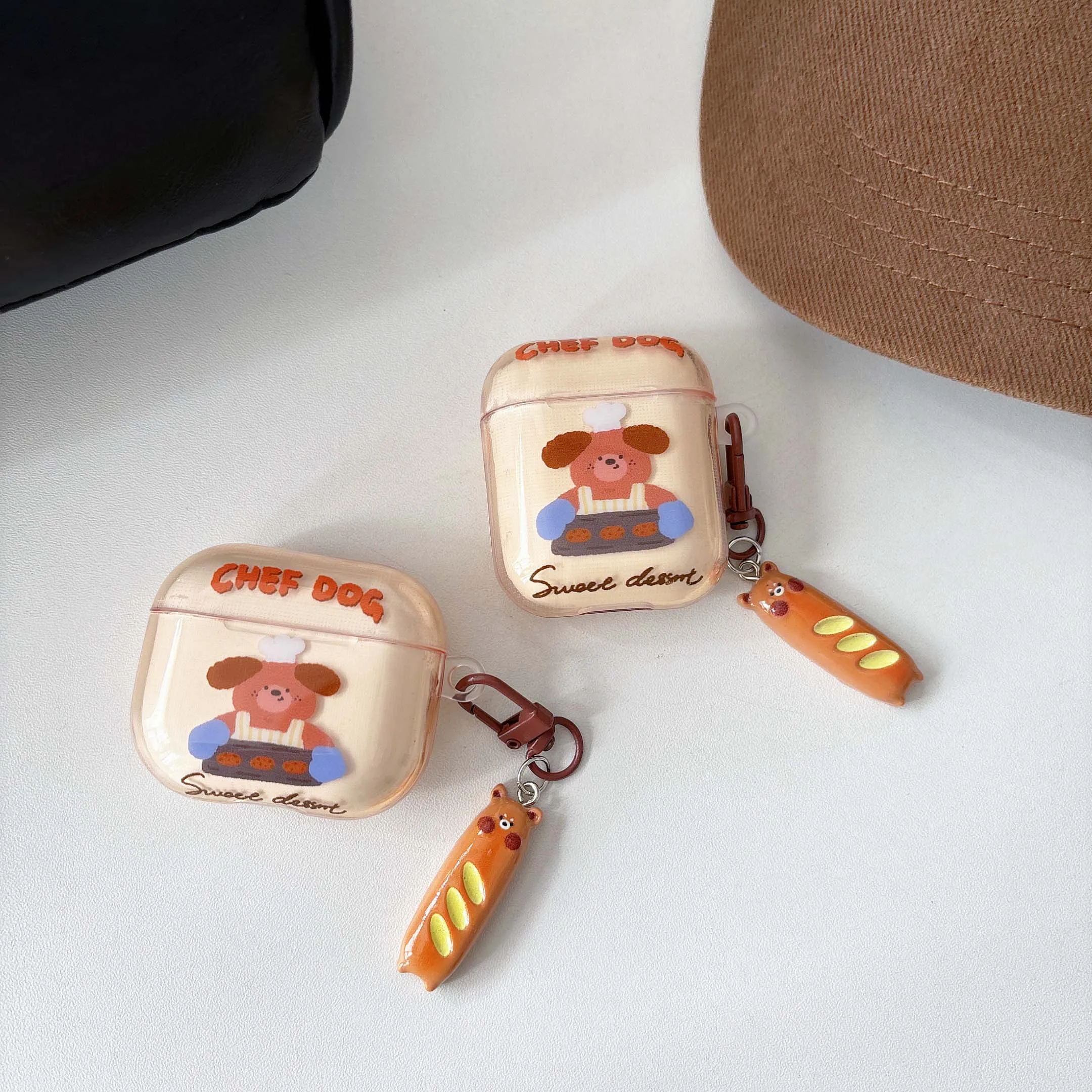 Чехол для наушников с мультяшной собакой imd apple airpods 4 pro 2 3 1 беспроводная