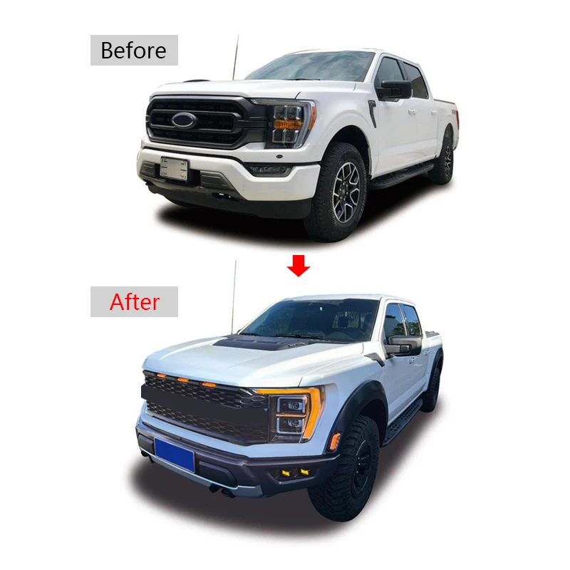Хорошее качество F150 Raptor Body Kit 2021 обновление до 2022 R для F-150 в продаже