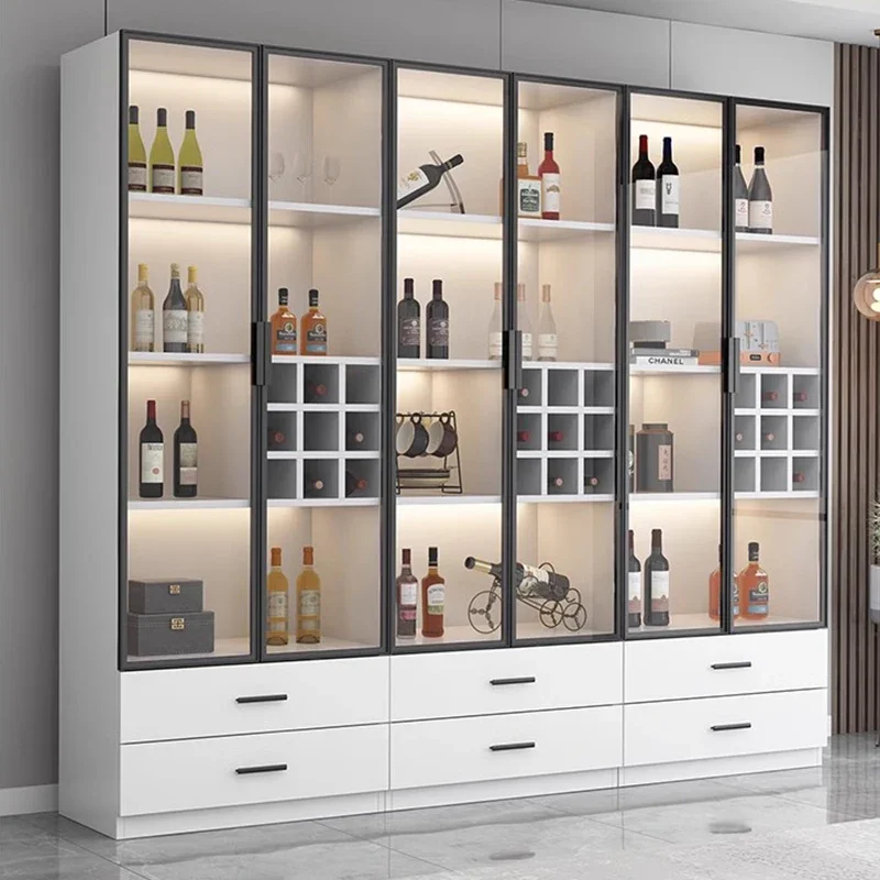 Угловые шкафы для шкафов гостиной роскошные стеллажи офисных магазинов Женский