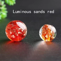 luminous sands red glass beads crystal glazed beads for jewelry making coloured glaze scattered beads for diy bracelet material