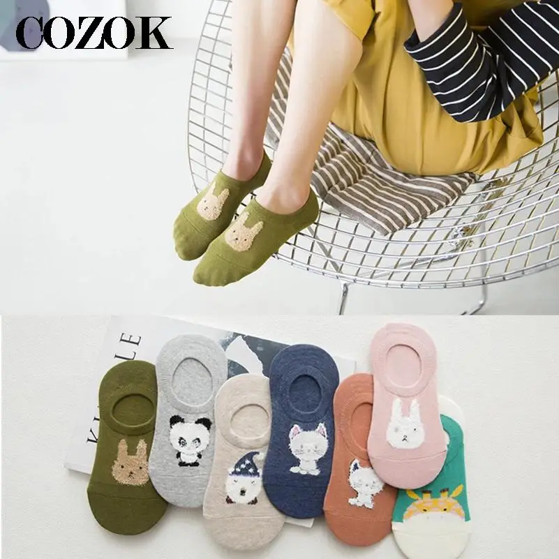 10 шт. = 5 пар/партия женские короткие носки | Женская одежда