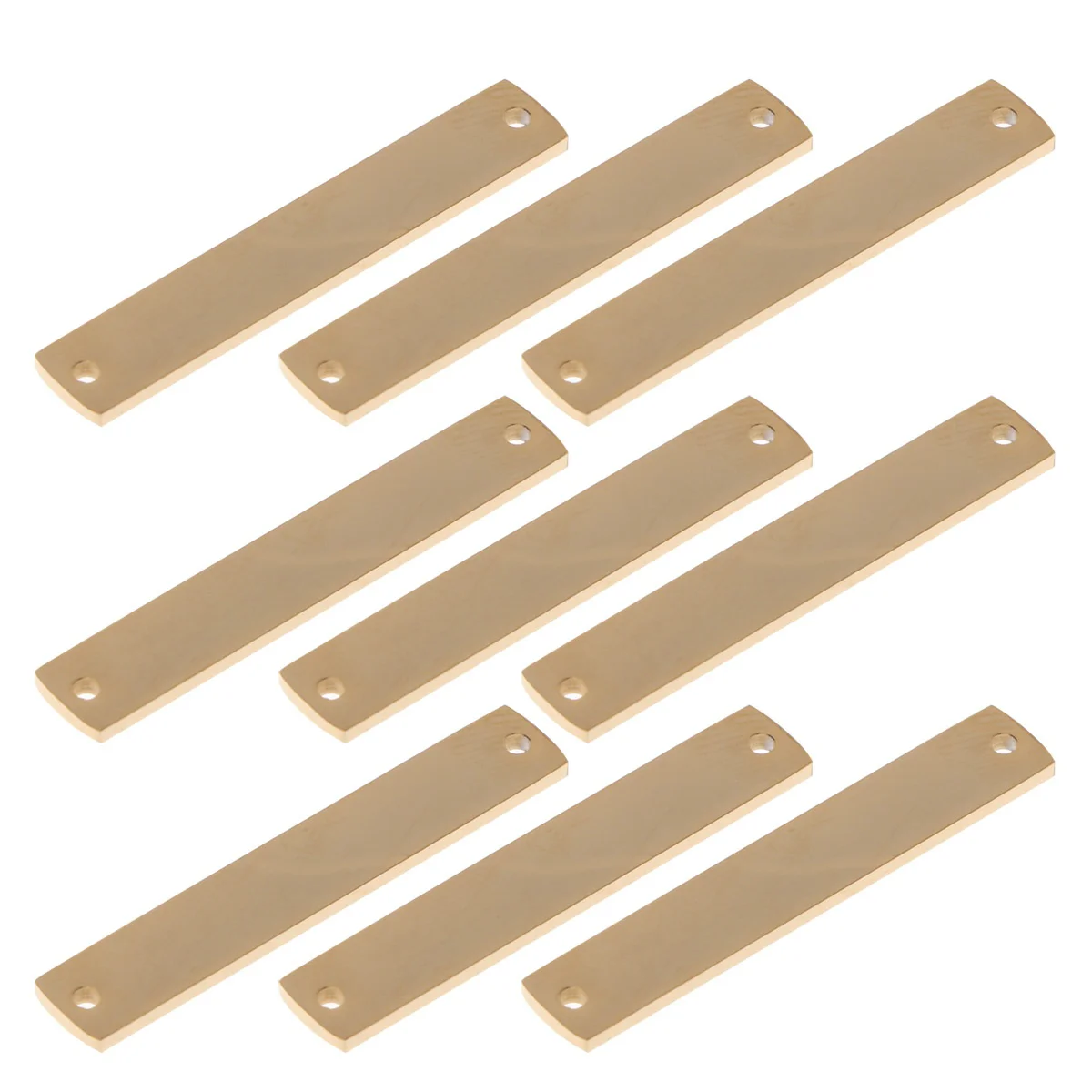 4x Stamping Bar Blanks Jewelry Stamping Blanks Stamping Blanks Stainless Steel Stamping Bar Blank Horizontal Pendant