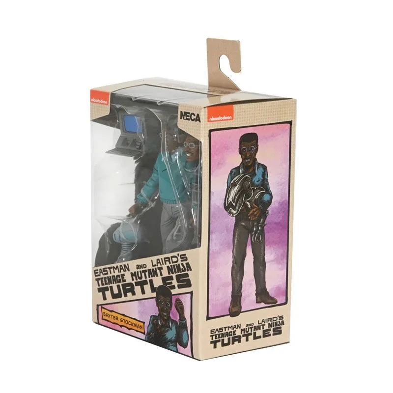 Фото 100% оригинальная фигурка NECA 54349, игрушки-подростки, черепахи ниндзя, Baxter Stockman Eastman и Laird's персонажи, модель действия №3