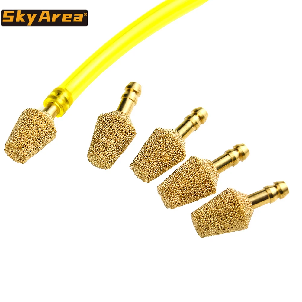 

Brass Anti-Foam Hammer Oil Filter Fuel Tank Accessory for RC Gas Enginee Airplane