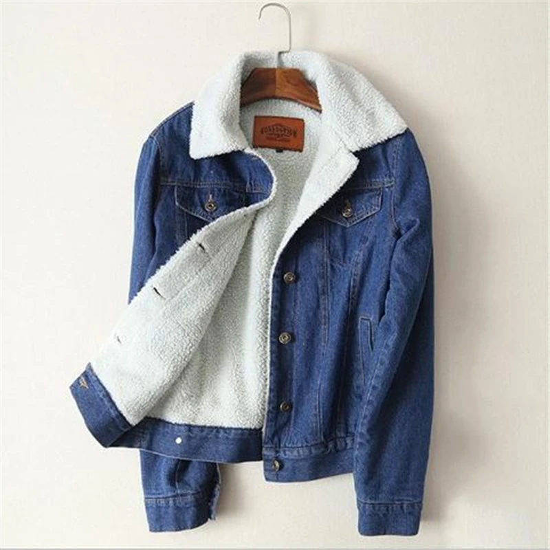 

Woman Autumn Spring Veste Femme Velvet Denim Veste Lady Thick Overcoat Women Coat Warm Jackets Abrigo Manteau Ladies Jackets