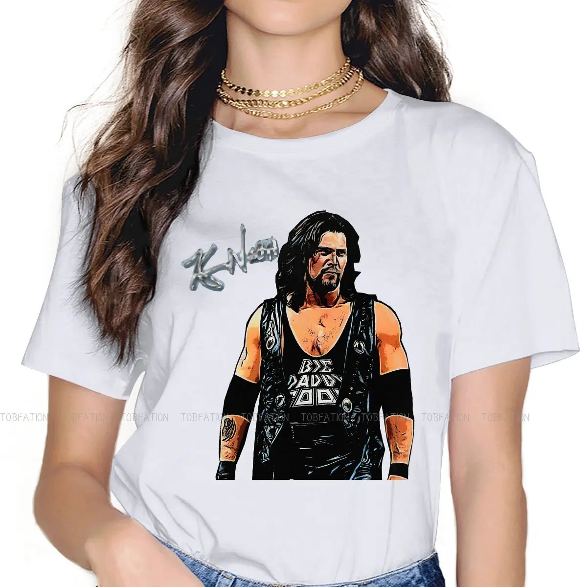 

Оригинальные женские футболки Kevin Nash Diesel с рисунком из сериала «Борьба с плохими парнями», 5XL