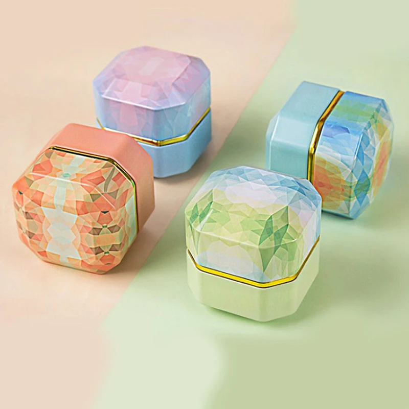 

Airtight Tea Cans Tea Containers Food Storage Iron Candy Boxes Tinplate Boxes Office Supplies Cute Desk Accessories