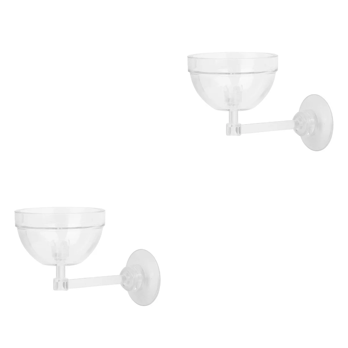 

2 Pot Vivid Mini Beautiful Suction Cup Ornament Landscape Decor for Aquarium Tank