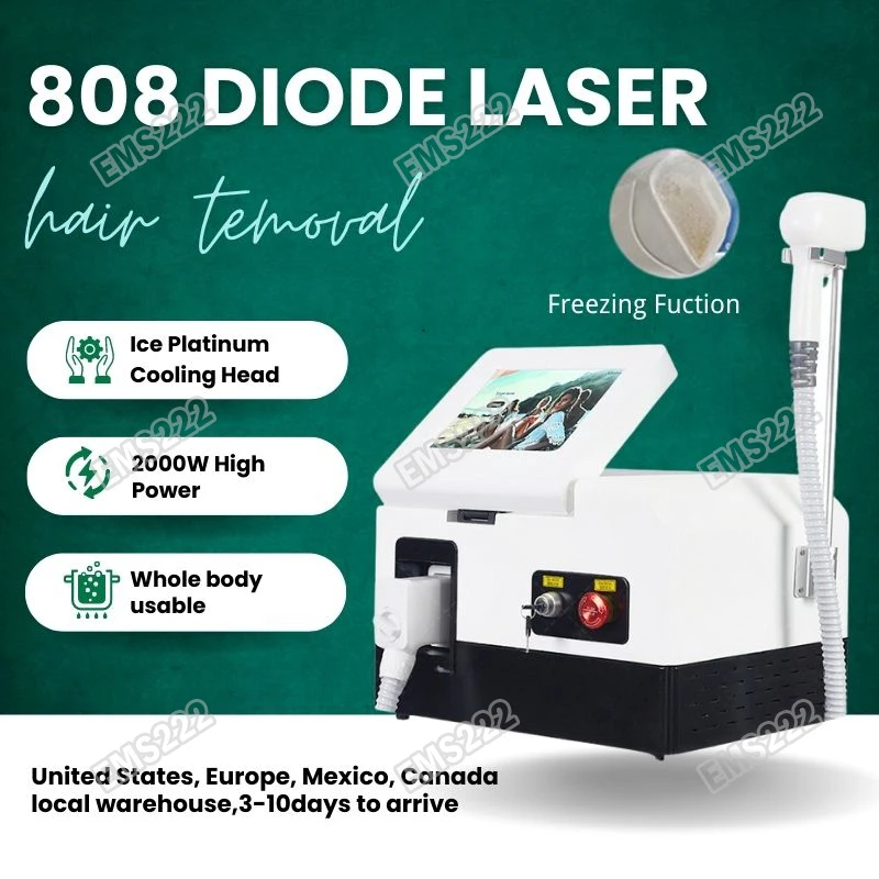 

808nm Diode Laser Hair Removal Diode Ice Laser Body Machine Alexandrite Device IPL Permanent CE Woman