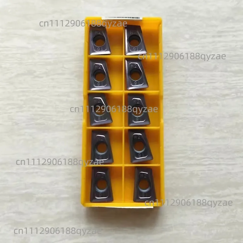 Фото Новые оригинальные японские твердосплавные пластины QOMT1651R-M2 VP15TF для фрезерных станков с ЧПУ, фрезы QOMT 1651 R-M2 VP15TF для металлообрабатывающих станков №3