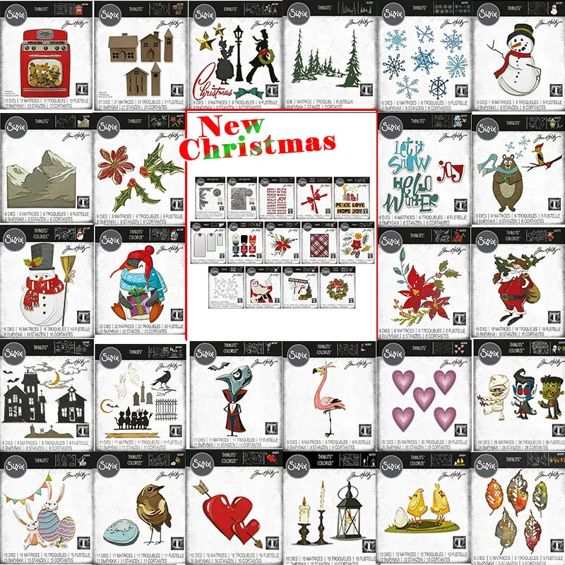 

Christmas Metal Cutting Die Scrapbook Embossed Paper Card Album Craft Template Cut Die Stencils New For 2022 Arrive