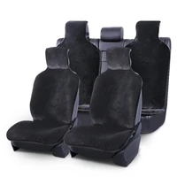 universal 2cm australian sheepskin auto seat cushioncar seat cover in black odm oem