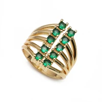 new fashion open colorful zircon korean classic copper female jewelry girlfriends gift for copper zircon party jewelry ring