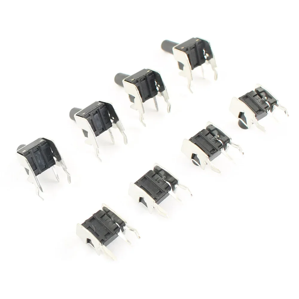 Микропереключатель 6x6x4 1000 шт. 3/5/6/7/8/8.5/9/10/11/12 мм Мгновенный стент тактильная Кнопка