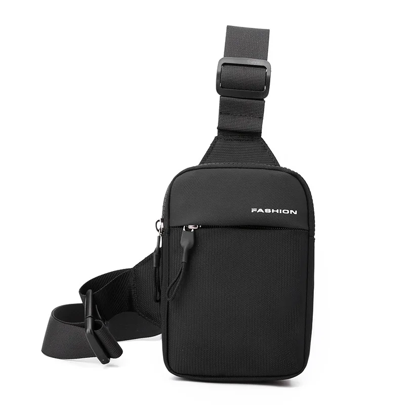 New Casual Men's Waterproof Nylon Air Ultra-Light Simple Outdoor Sports Shoulder Mini Mobile Phone Bag Small Messenger Bag