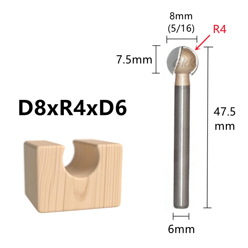

Шарик, круглая резьба по дереву, шаровая фреза, деревообрабатывающая фреза с ЧПУ, 3 мм, 6 мм, хвостовик, леденец, фреза по дереву R2-R11