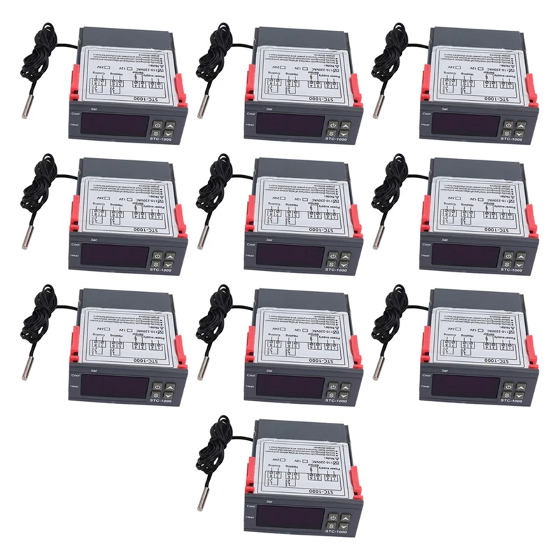 

10X 220V/STC-/1000 Digital Temperature Controller Thermostat With NTC