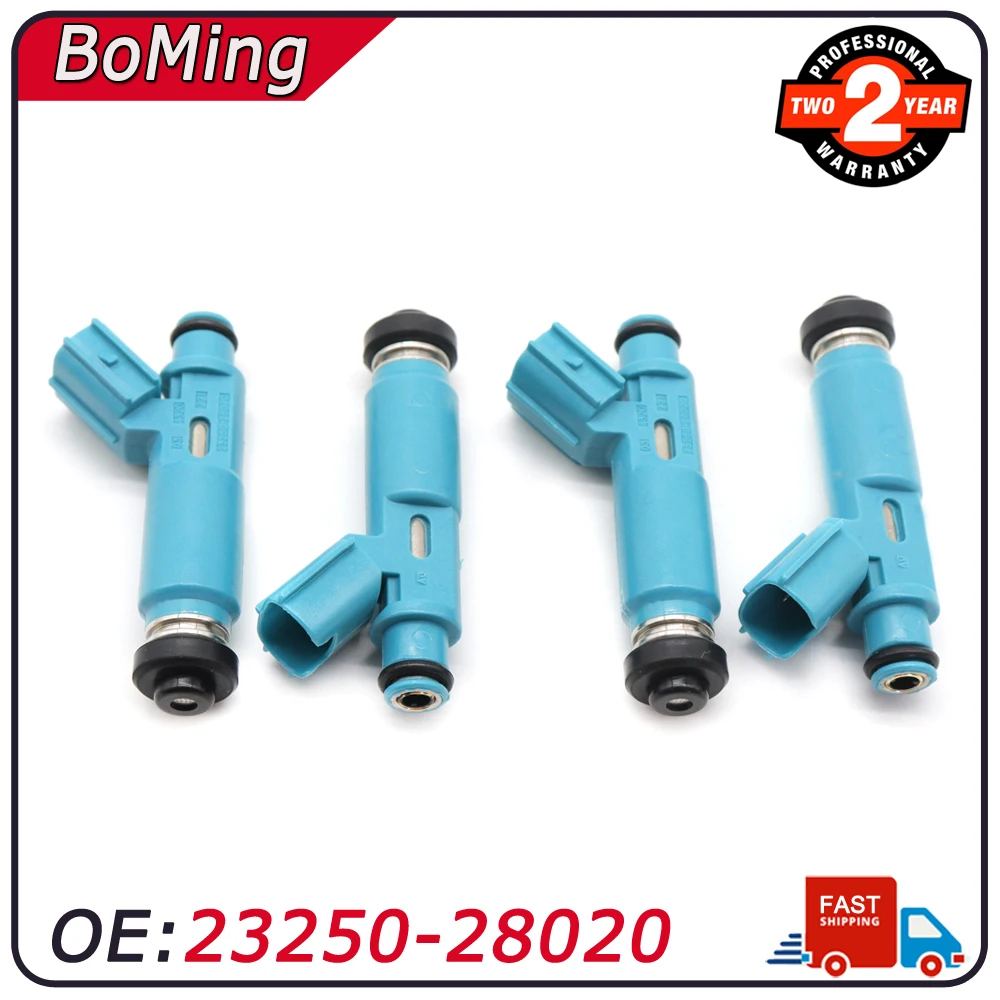 

Автомобильная Форсунка топливного инжектора 23250-28020 2325028020, подходит для Toyota Camry Solara Highlander 2001-2004 2.4L L4 2azfe 4 шт./лот