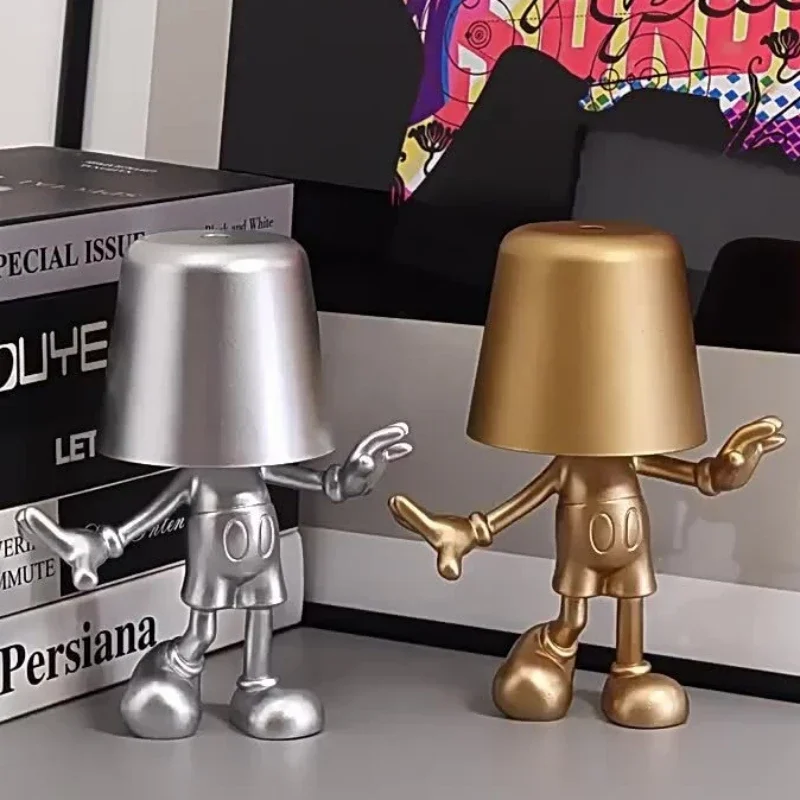 Настольная лампа Xiaojinren с сенсорной зарядкой прикроватный маленький ночник для