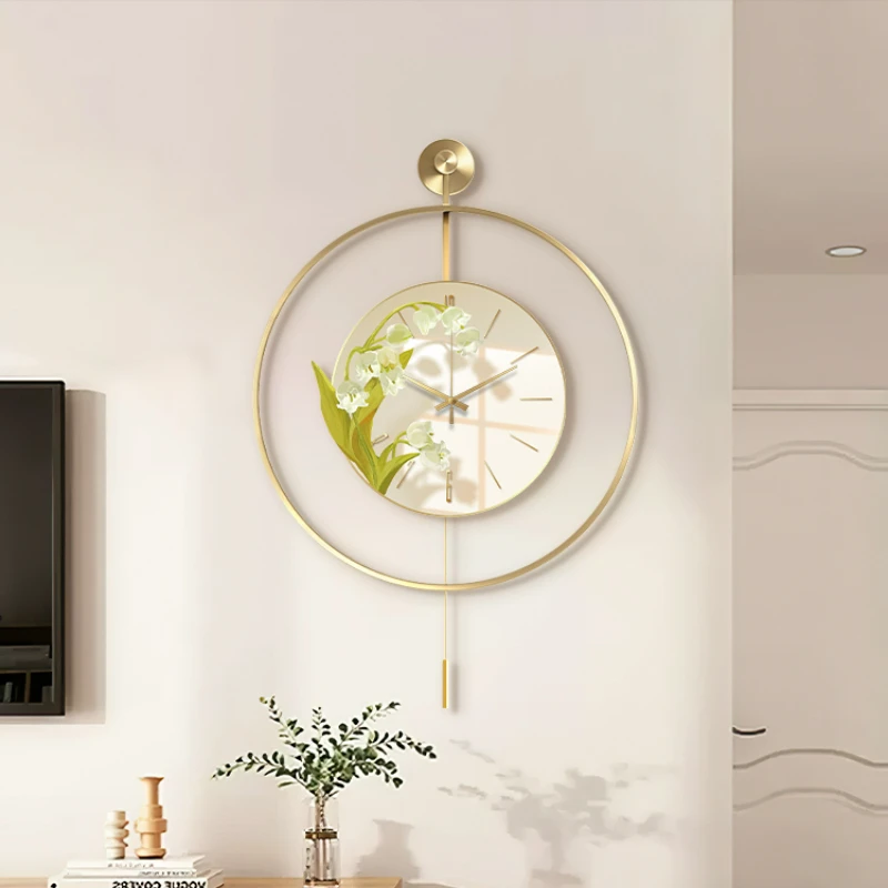 Минималистичные настенные часы в скандинавском стиле для гостиной маленькие