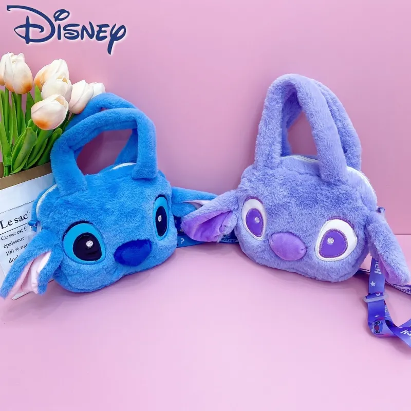 

Disney Crossbody Bag Animation Derivatives Disney Classic Stitch And Winnie The Pooh Cute Shoulder Bag Kids Plush Coin Purse