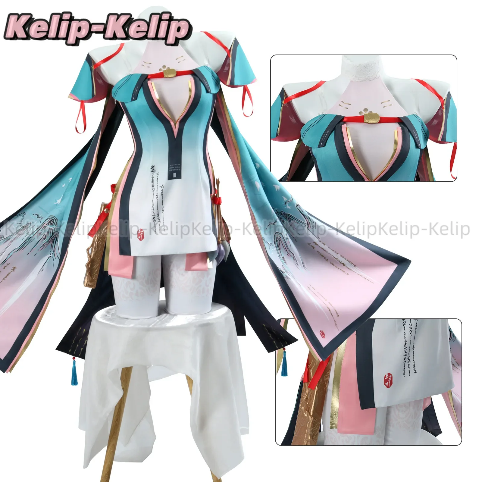 Индивидуальные Wuthering Waves Zhezhi Resonator женский костюм для косплея парик Cos Game аниме