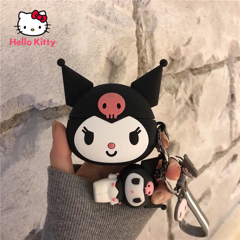 

Чехол Hello Kitty Kuromi Airpod чехол для наушников для Airpods 1 2 Силиконовый мягкий чехол для Airpods Pro Airpods 3 Подарки для девочек