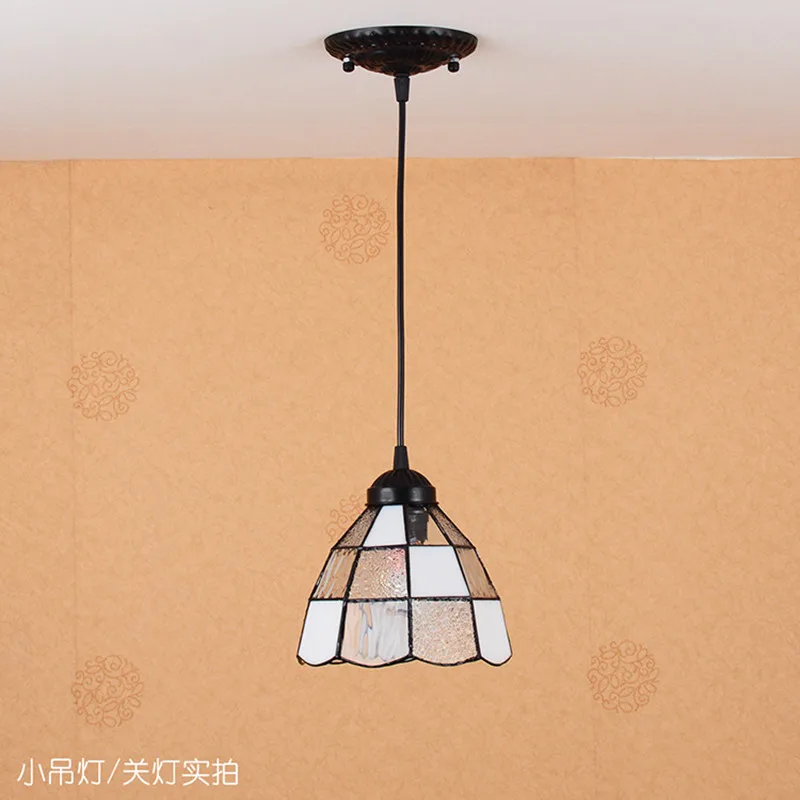 Southeast Asian Style Hotel Club Cafe Balcony Villa Corridor Aisle Light LED Glass Tiffany Pendant Lamps
