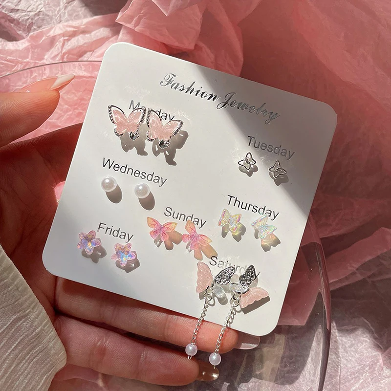 Серьги-гвоздики в минималистическом стиле женские комплект из 1 предмета изящные