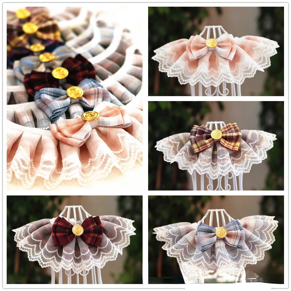 

Новый оригинальный дизайн розовая клетчатая лента для собак бант из органзы хлопковое Марлевое ожерелье нагрудники для кошек аксессуары с...