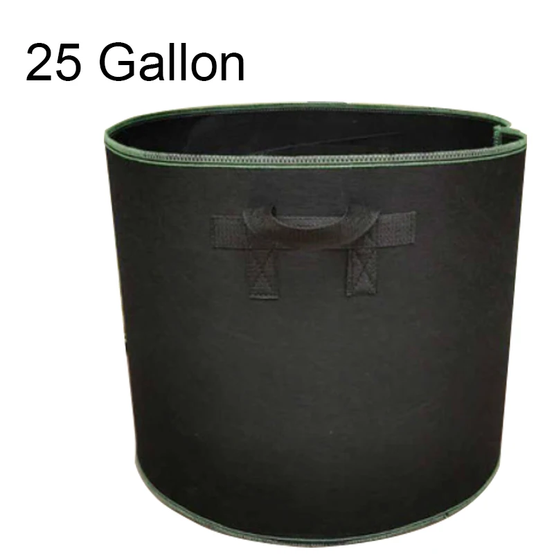 

25Gal big plant flower pots grow bags fabric Planting tools outdoor tree growing for garden tool growing bags greenhouse pot Q1