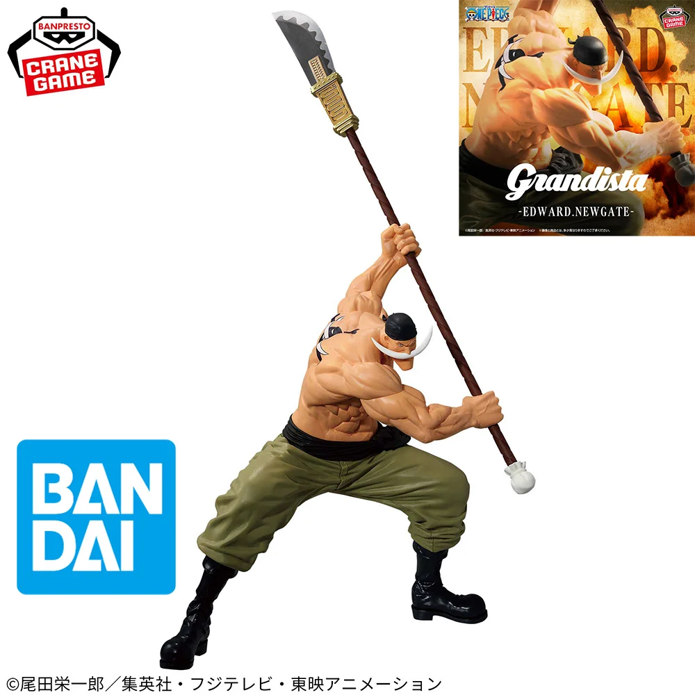 Фото BANDAI Banpresto Совершенно новые точечные товары ONE PIECE Эдвард Ньюгейт Фигурка с белой бородой Модель Аниме Натуральная игрушка в штучной упаковке №1