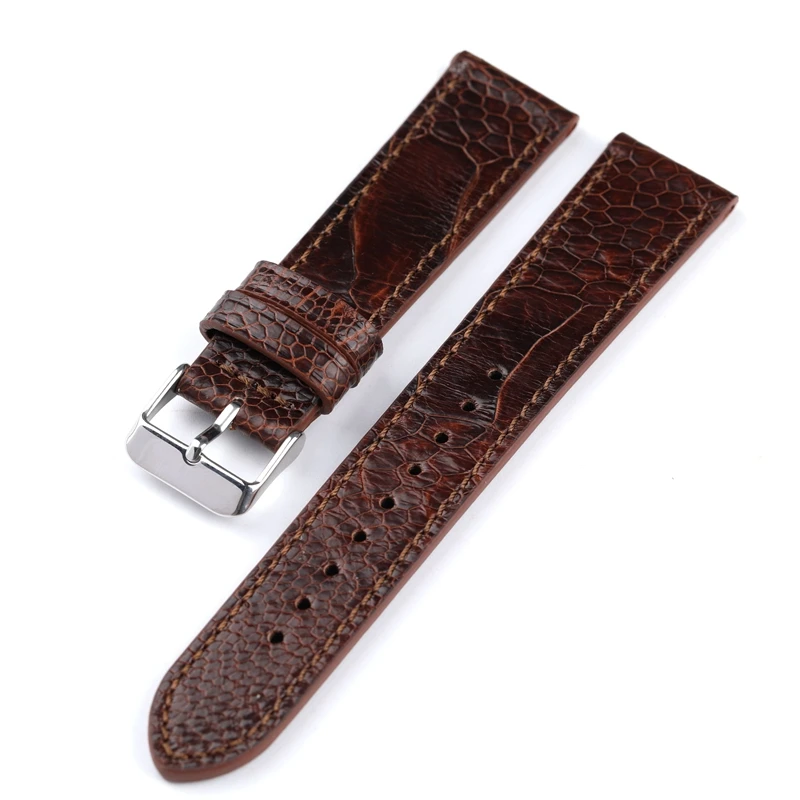 Luxury Watch Strap for Men Ostrich Foot Skin Leather Watch Strap Fahion Watch Band 18 20 22MM Apple Watch Strap Accessories