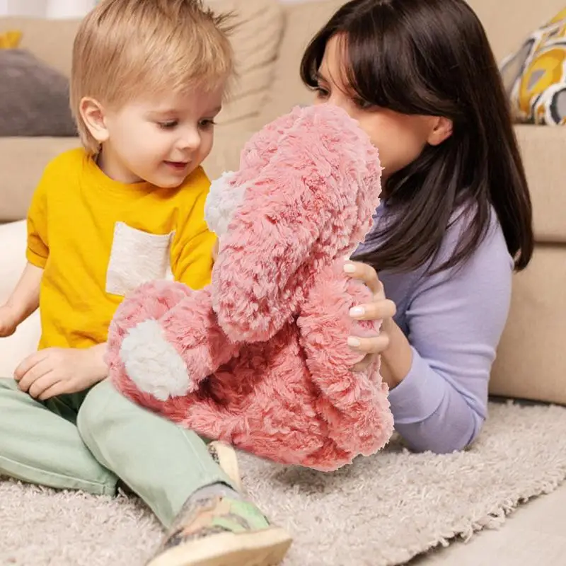 Плюшевая двусторонняя плюшевая игрушка-кролик с длинными ушками мягкая