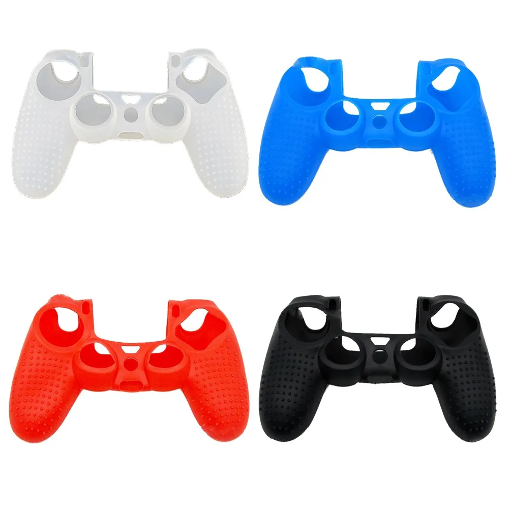 

Silicone Skin Case Anti-Dust Protective Cover For PS4 Controller Protective Case Anti Slip And Fall Proof Silicone Sheath