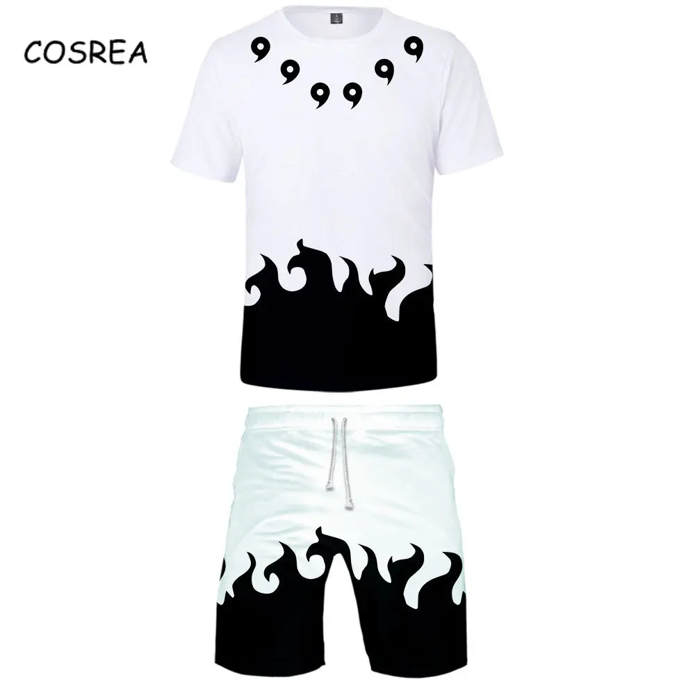 Футболка для косплея удзумаки Акацуки харано Сакура спортивный костюм шорты