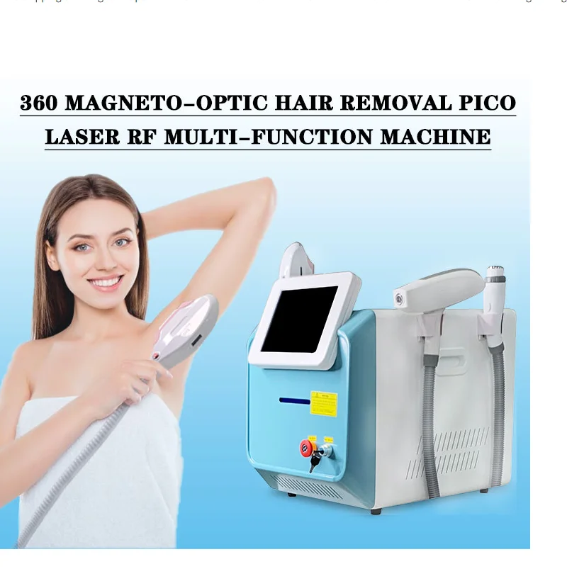 

Продажа с завода 3 в 1 360 Magneto OPT SR + IPL + RF удаление волос и татуировок NDYAG нм аппарат для омоложения кожи