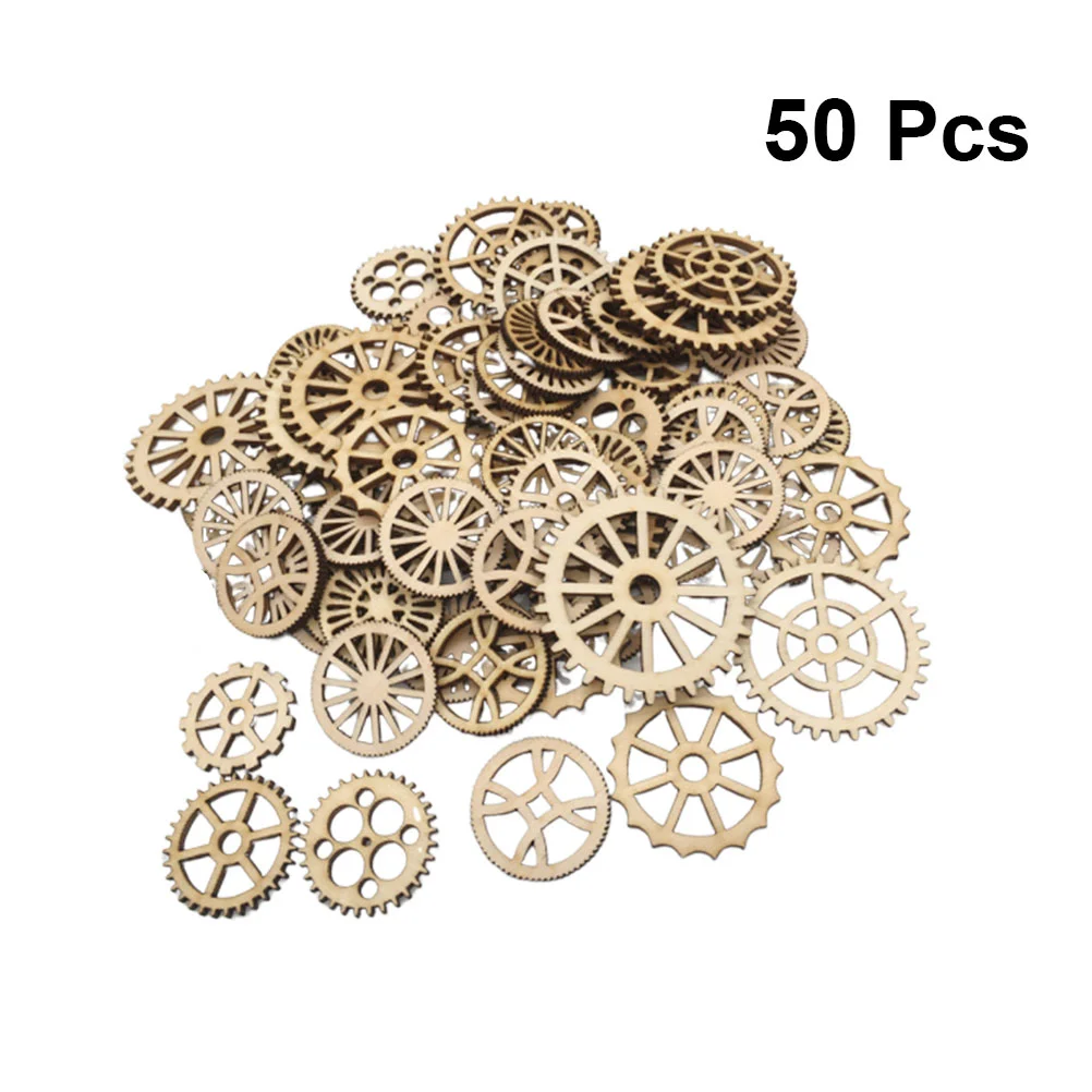 

Wood Wooden Gear Unfinished Wheel Cutouts Slices Pieces Blank Gears Embellishments Craft Steampunk Crafts Tags Hanging Slice