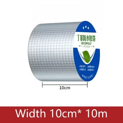 

Герметичная алюминиевая фольга на крышу, бутилкаучук, водонепроницаемая лента, устойчивая к высоким температурам трубы, наклейка на утечку стены, супер нано-ленты