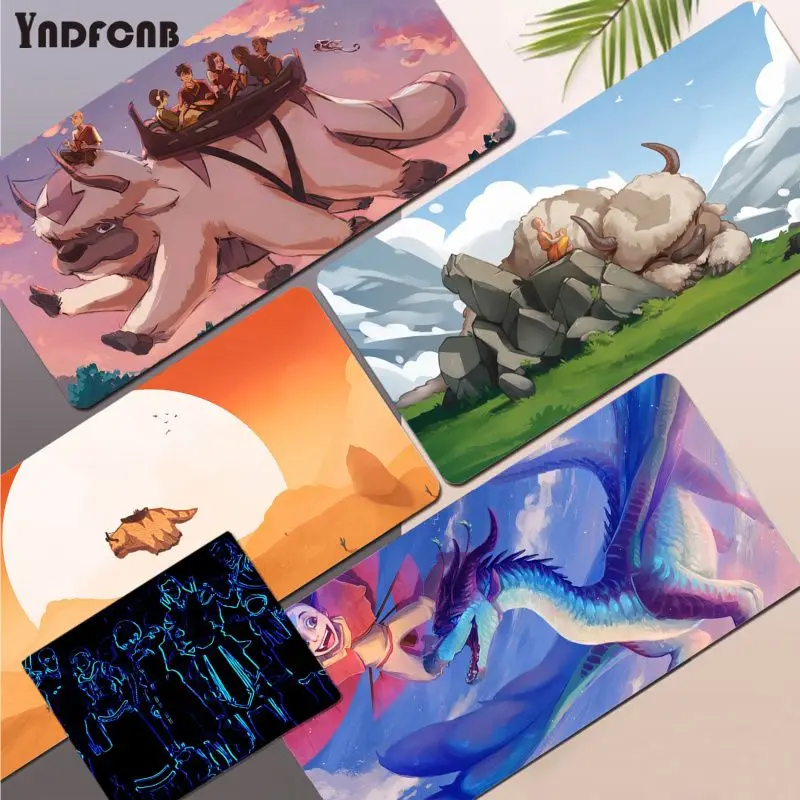 

YNDFCNB Anime Avatar The Last Airbender Keyboards Mat Rubber Gaming mousepad Size for for overwatch/cs go/world of warcraft