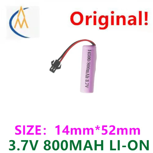 

buy more will cheap 14500 lithium battery 3.7V 800MAH RC car battery RC boat lithium battery replaceable plug