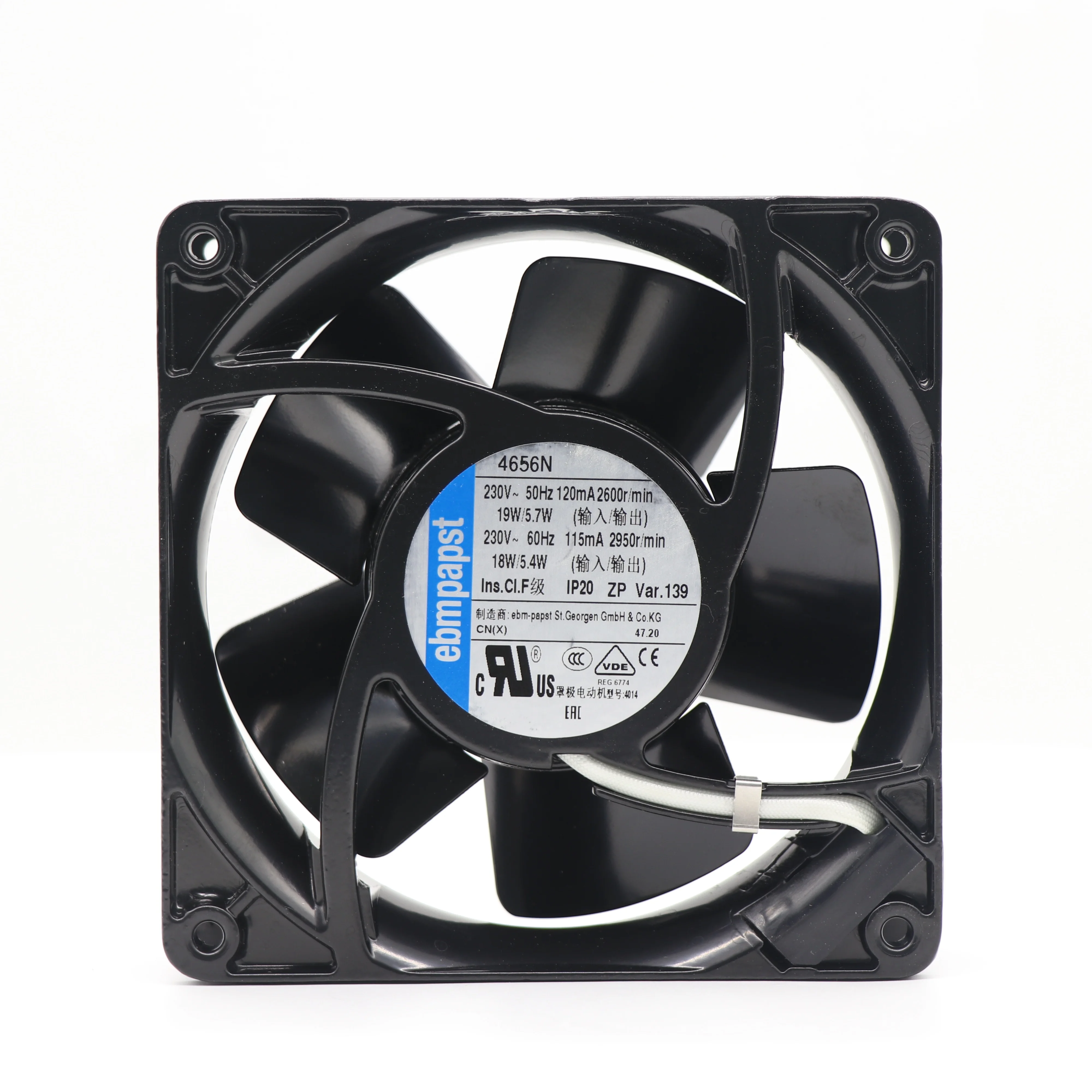 

Ebmpapst 4656N 12038 230V AC 120x120x38mm 12cm Wind Power Industrial Electrical Wind Circle Cabinet Oven Axial Cooling Fan