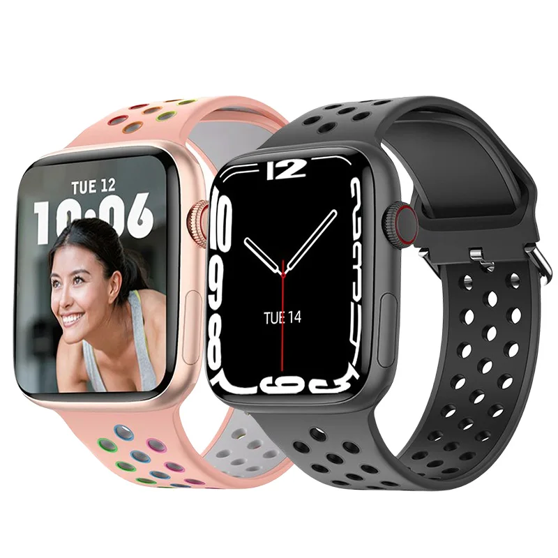 

Original 44mm Smart Watch 2021 Men's Women Smartwatch Wireless Charging Bluetooth Calls Custom Watch Face Fitness Bracelet