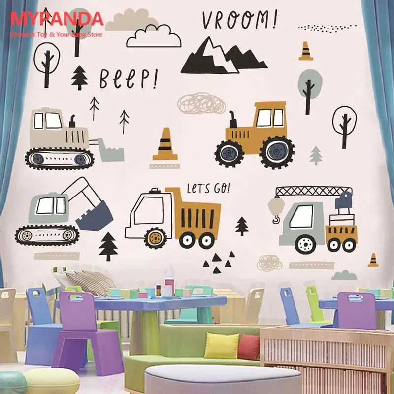 

Kids DIY Construction Vehicle Puzzle Sticker Make Your Own Truck Stickers Assemble Jigsaw Party Favors For Boys Girls