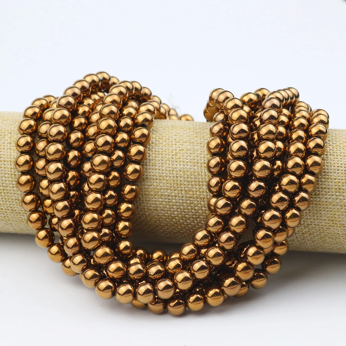 Черные гематитовые бусины YHBZRET 2-10 мм