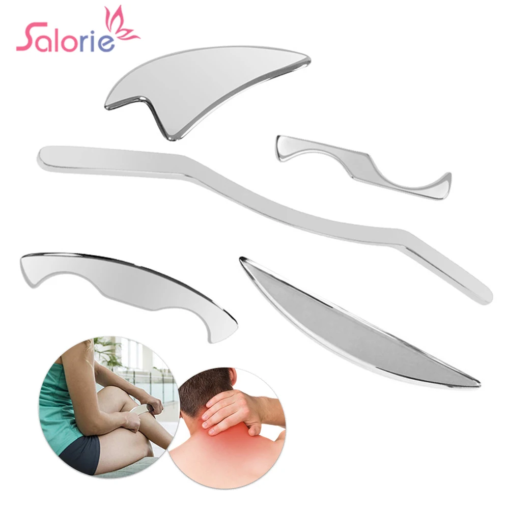 

Stainless Steel IASTM Therapy Massage Tools Tissue Fascia Recovery Muscle Mssager Guasha Scraping Gua Sha Board Scraper Relax