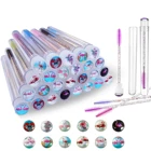 Многоразовые для бровей кисти трубка одноразовая тушь для ресниц палочки Аппликатор для ресниц кисти трубка с смоляной дрель для наращивания ресниц