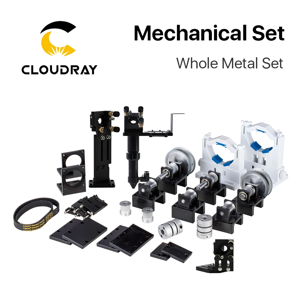 Cloudray CO2 Laser Metal Parts Transmission Laser head Mechanical Components for DIY CO2 Laser Engraving Cutting Machine